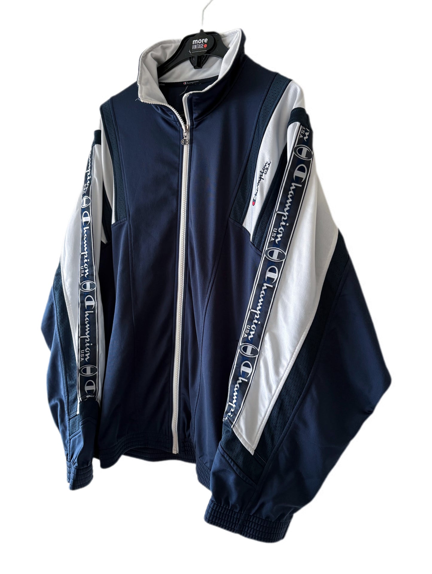 Chaqueta Champion Retro Navy Blue/White