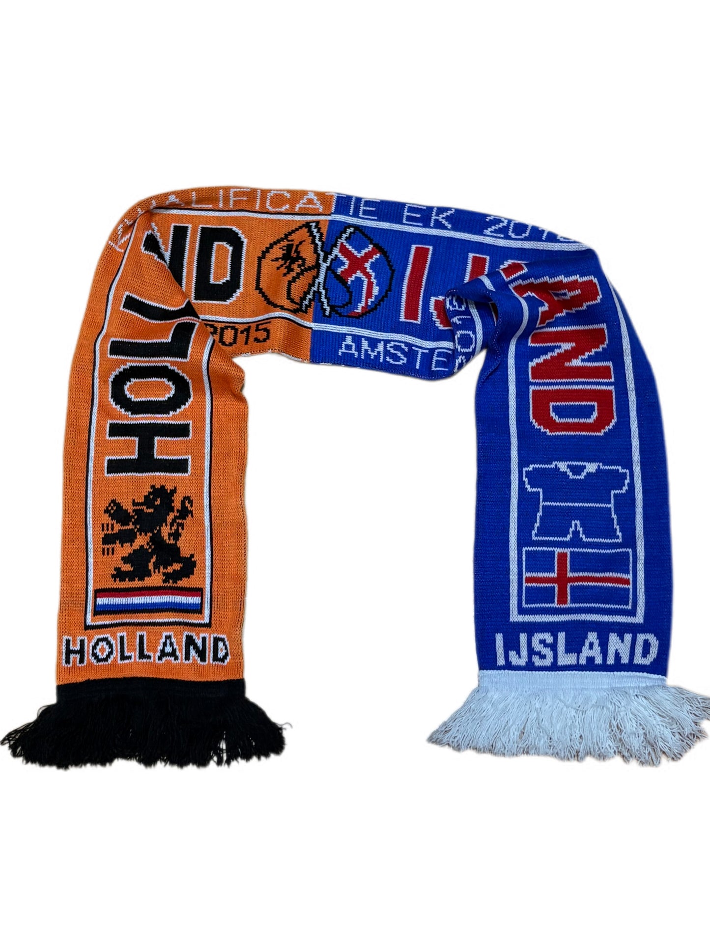 Bufanda Holland vs Iceland 2015 “Clasificatorio Eurocopa 2016”
