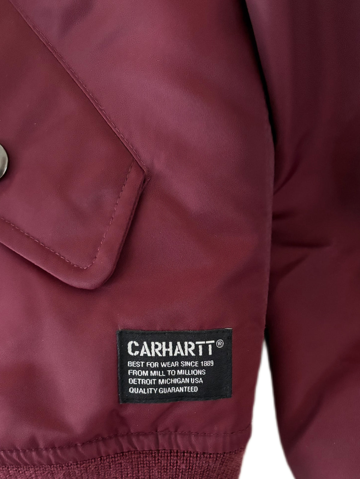 Cazadora Bomber Carhartt Vintage Garnet