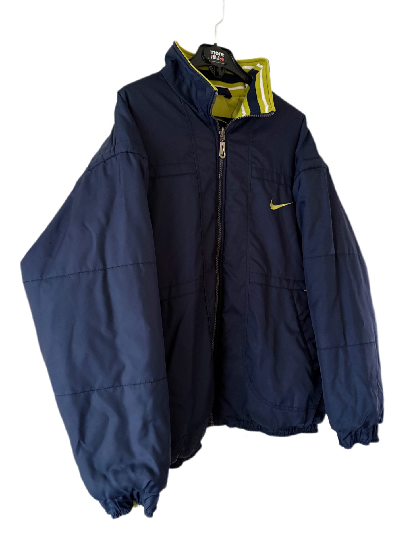 Abrigo Bomber Nike Retro 90s Reversible Yellow/Navy Blue