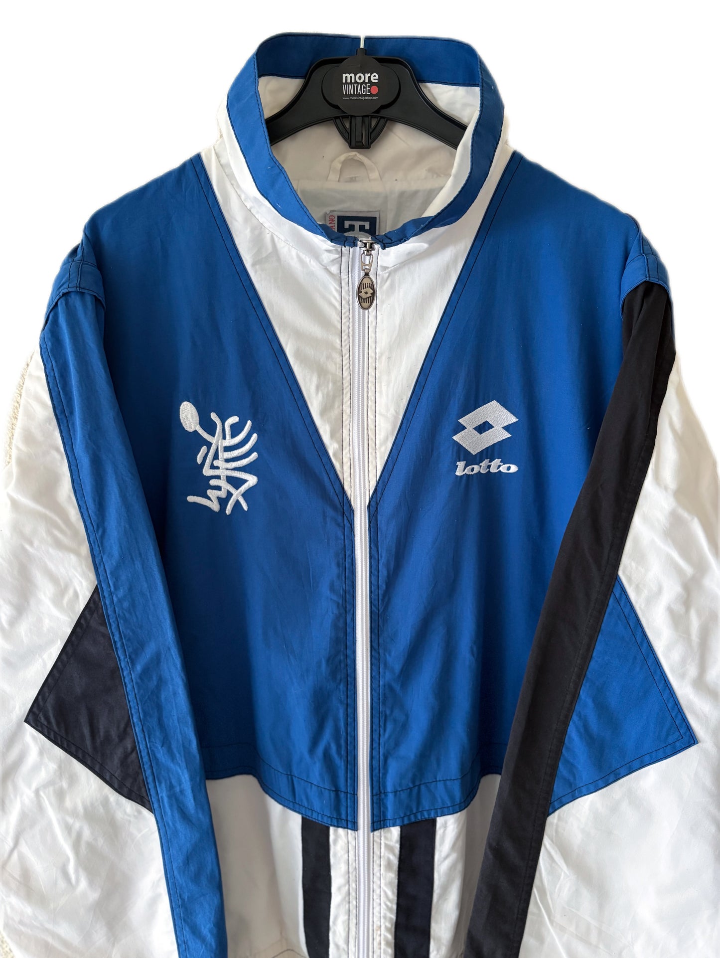 Chaqueta Lotto Retro White/Blue “Tenis Italiano”
