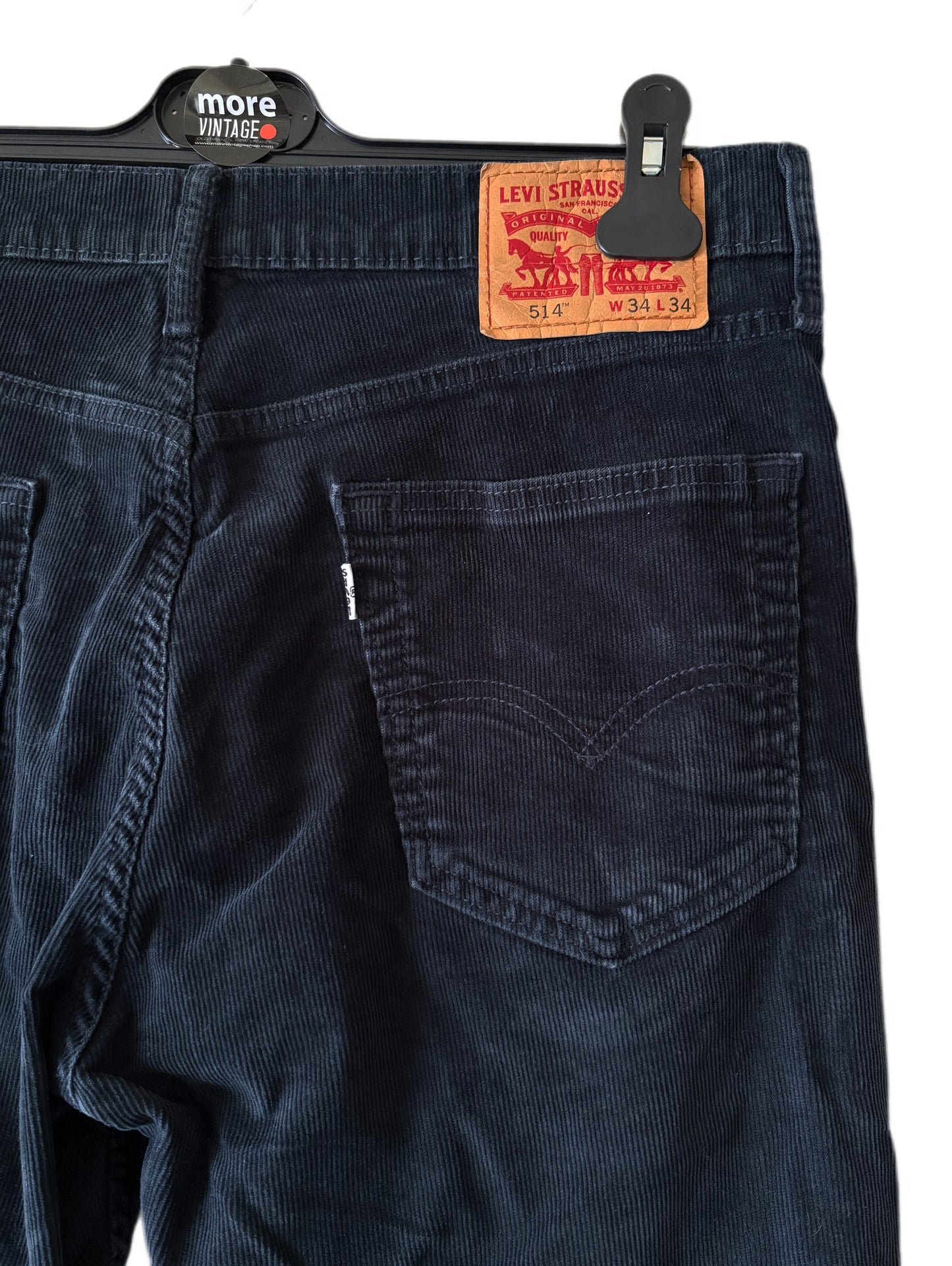Pantalón Levi’s 514 Corduroy Black