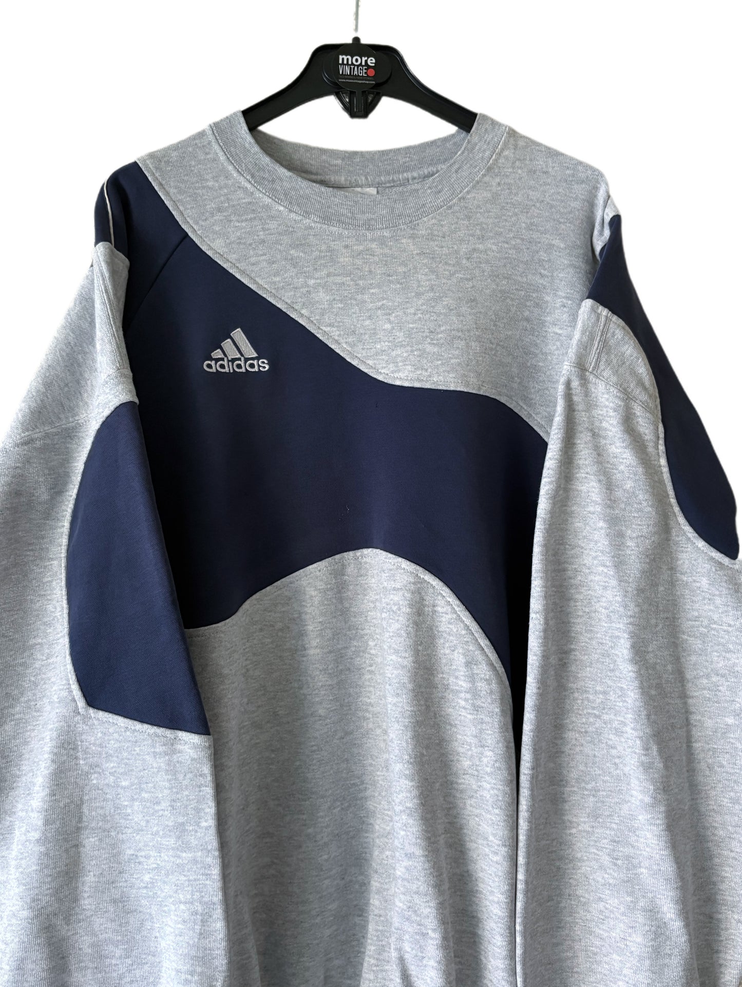 Sudadera Adidas Classic Vintage Grey/Navy Blue
