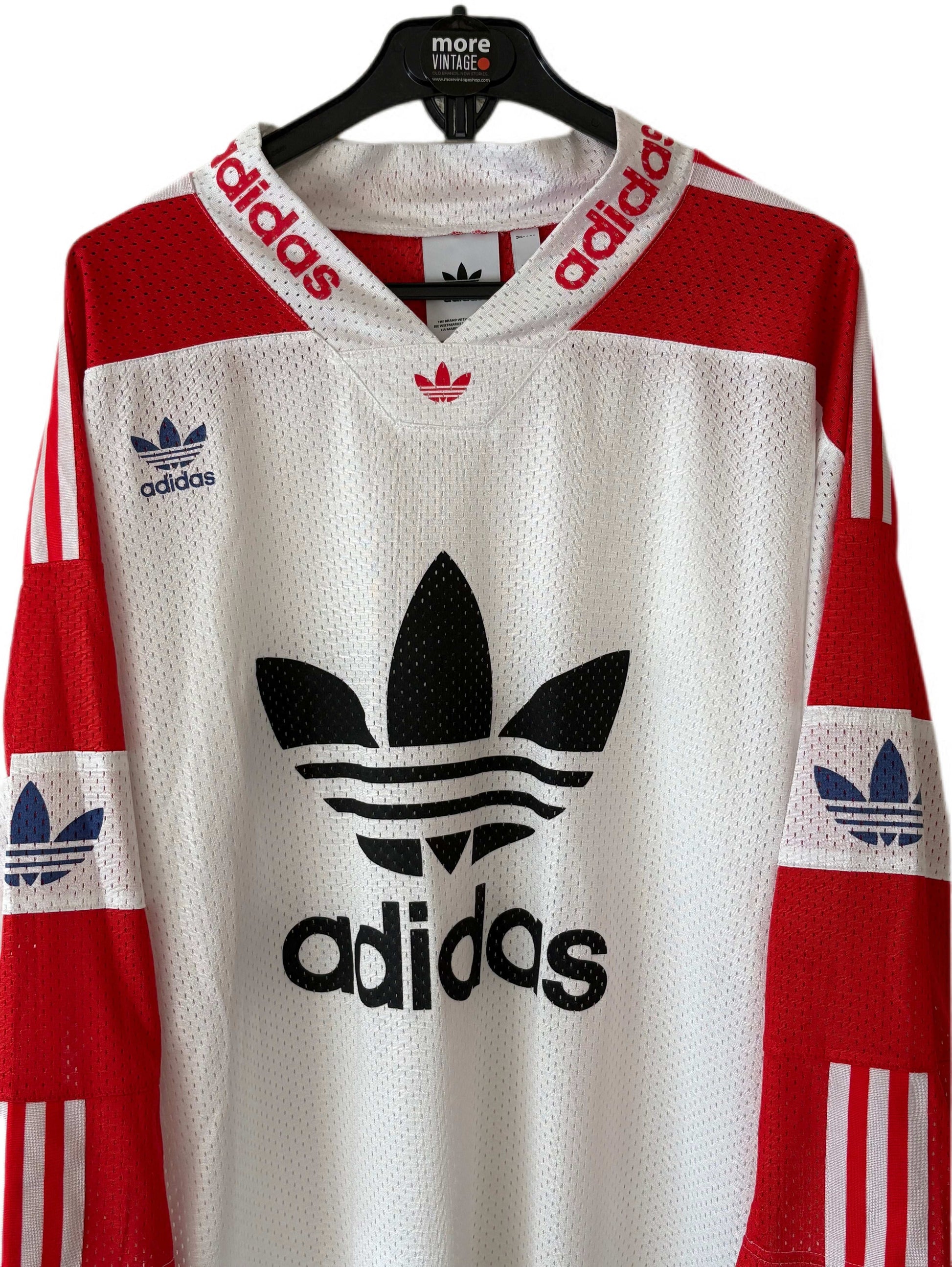 Camiseta Adidas Original Retro Red/White – More Vintage