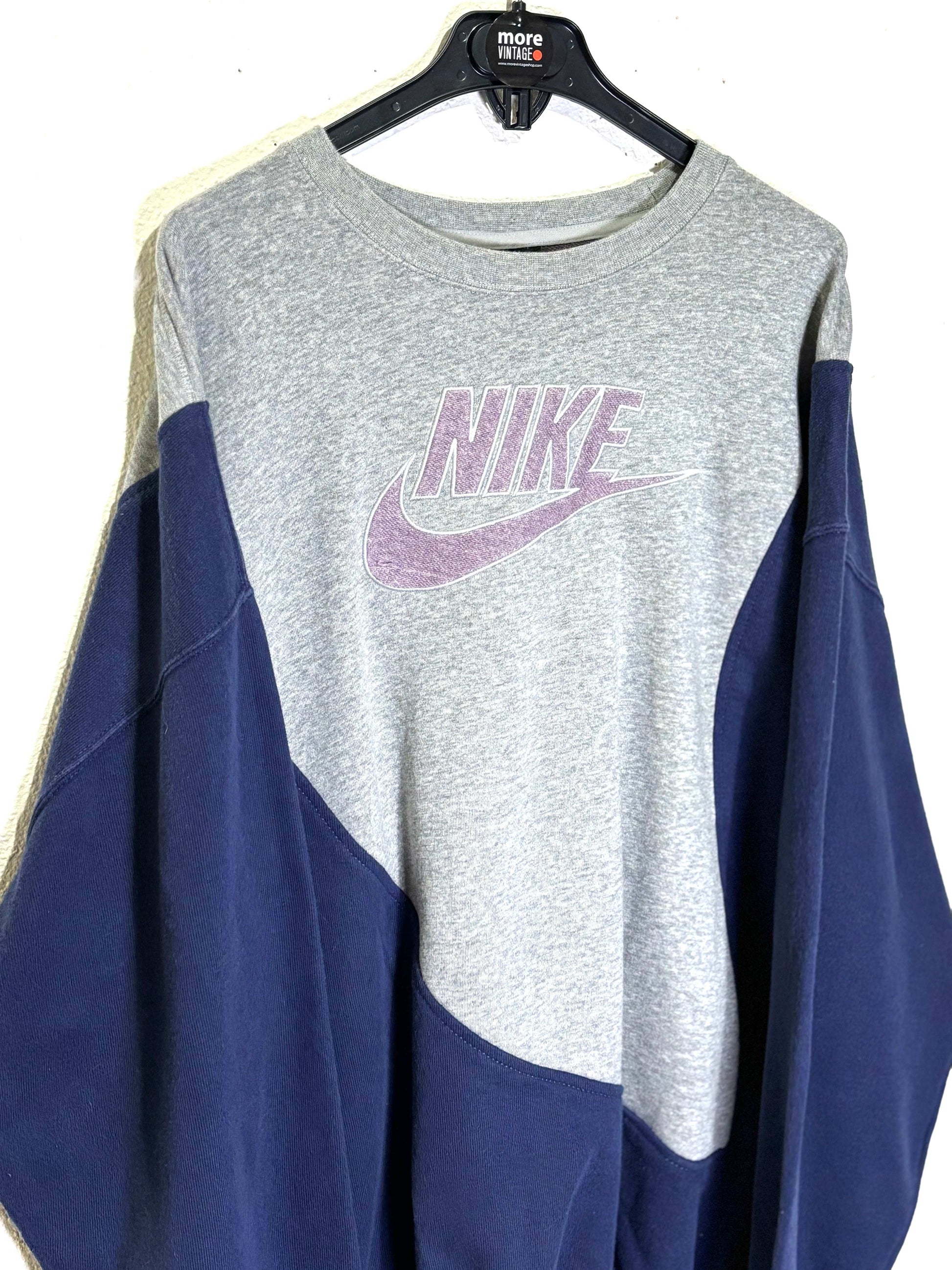 Sudadera Nike Vintage Retro Grey/Blue navy