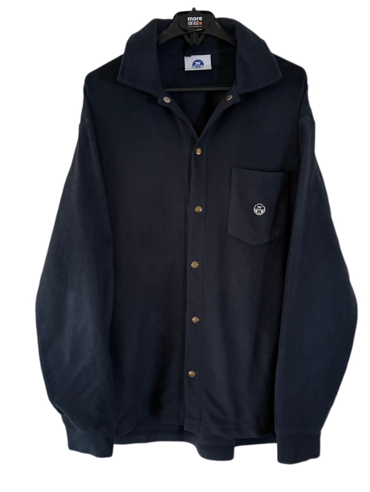 Flannel Shirt North Sails Retro Navy Blue
