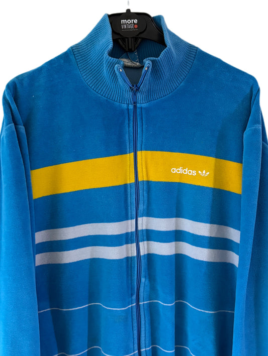 Chaqueta Adidas Original Velvet Retro Blue