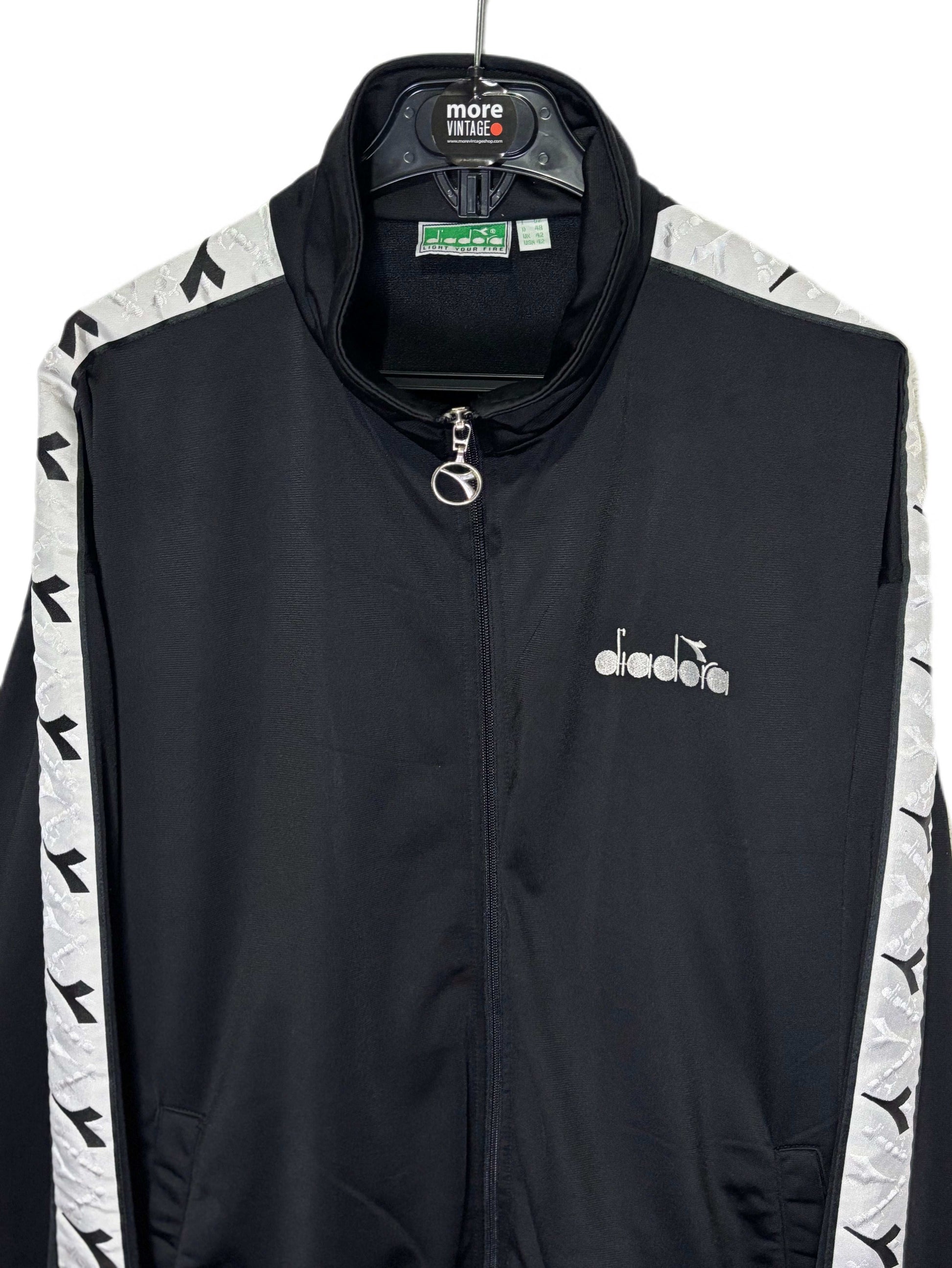 Chaqueta Diadora Retro Black/White