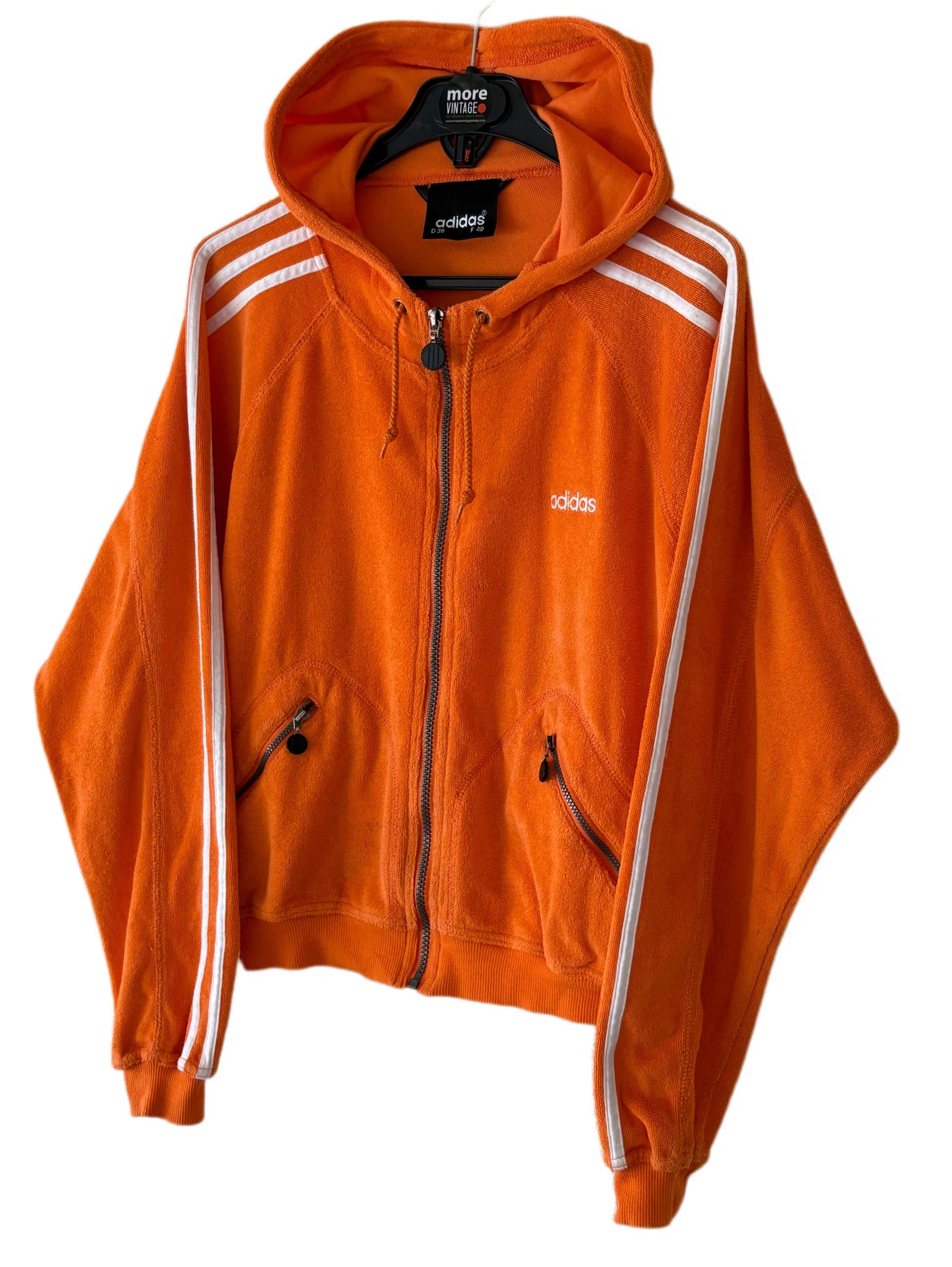 Chaqueta Polar Adidas Retro Vintage Orange