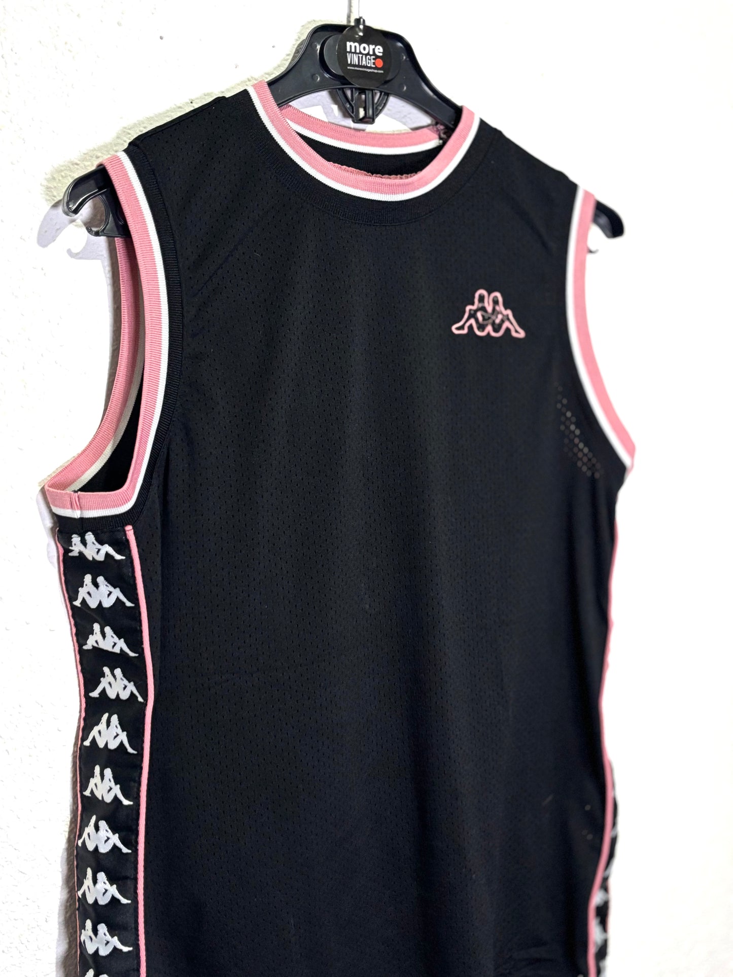 Camiseta Tirantes Kappa Retro Black/Pink