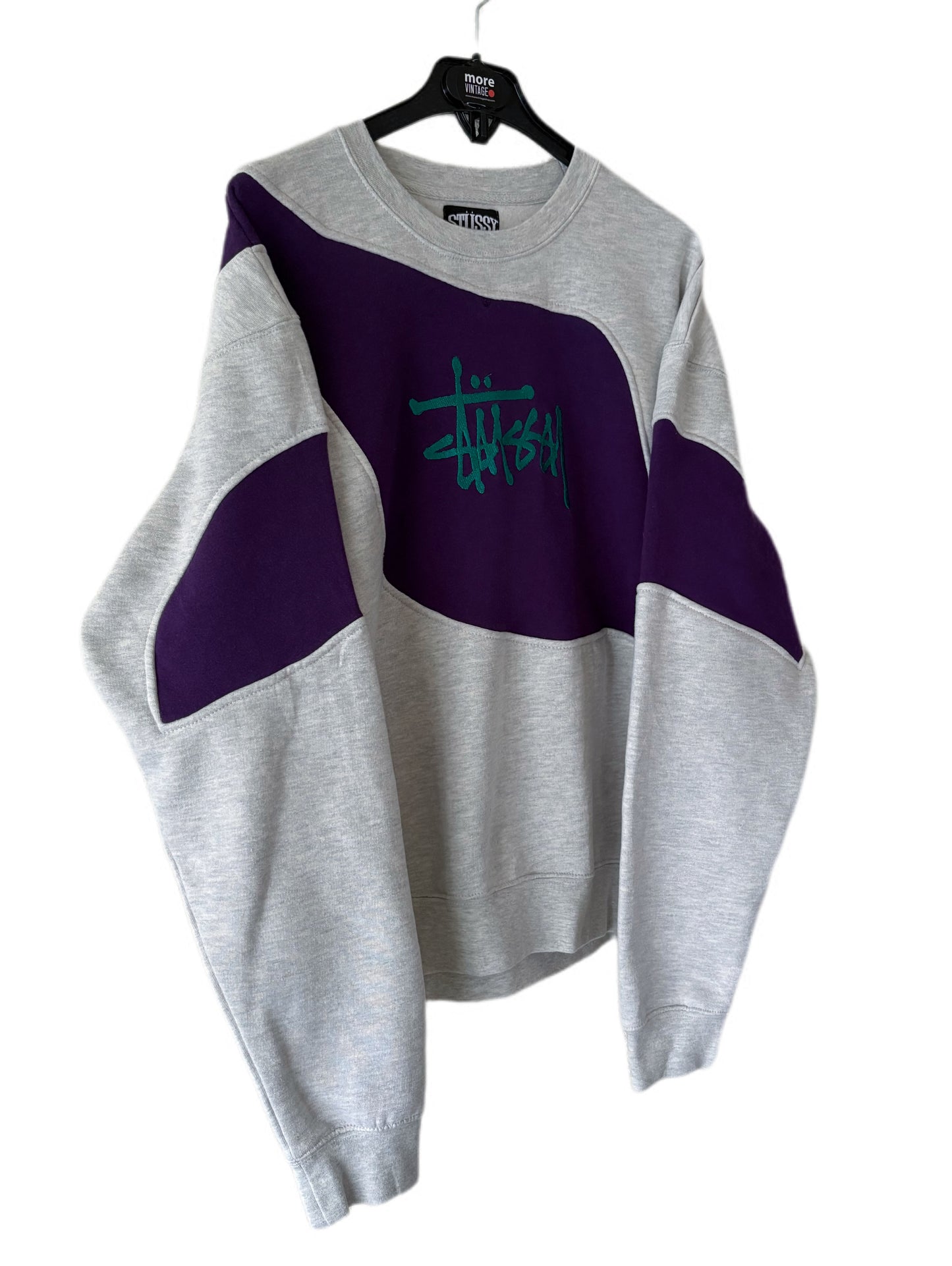 Sudadera Stüssy Vintage Grey/Purple