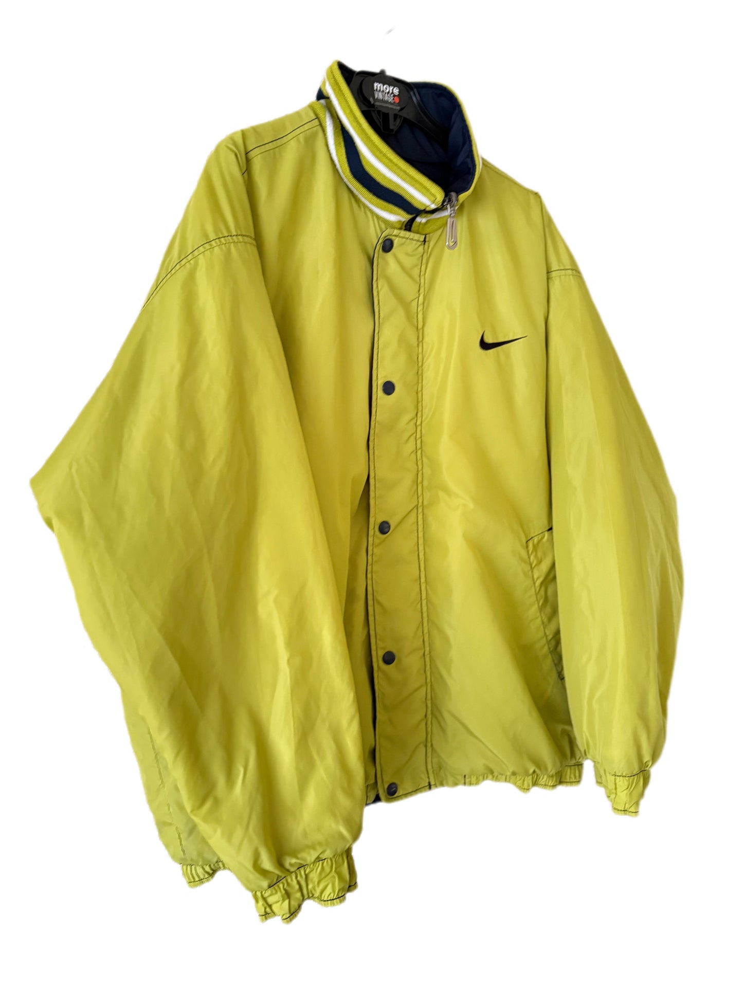 Abrigo Bomber Nike Retro 90s Reversible Yellow/Navy Blue