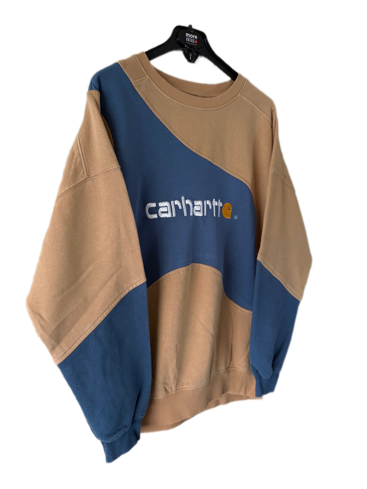 Sudadera Carhartt Vintage Beige/Ligth Blue