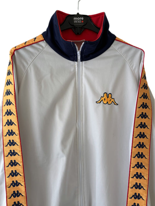 Chaqueta Kappa Retro White/Yellow