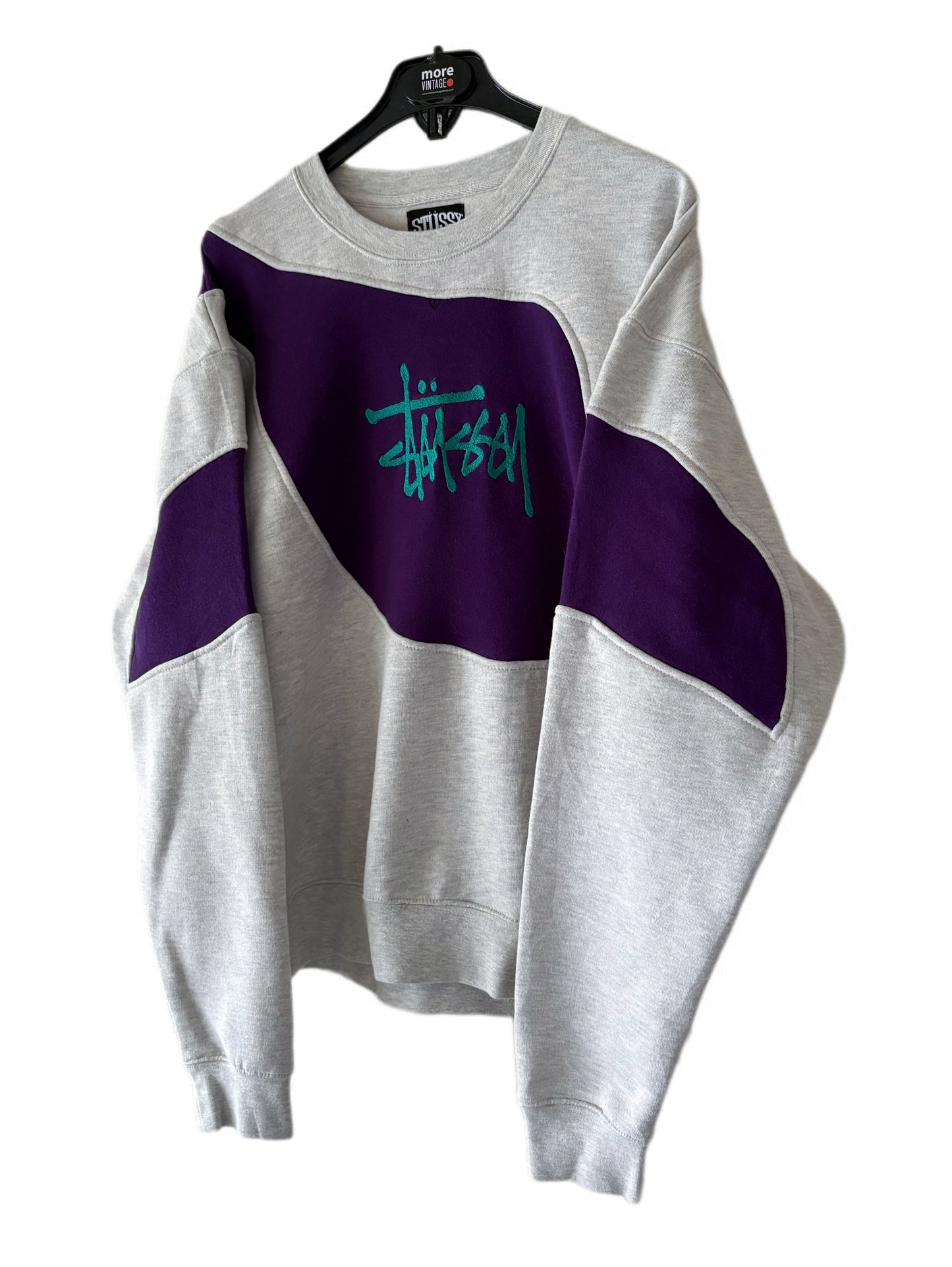 Sudadera Stüssy Vintage Grey/Purple
