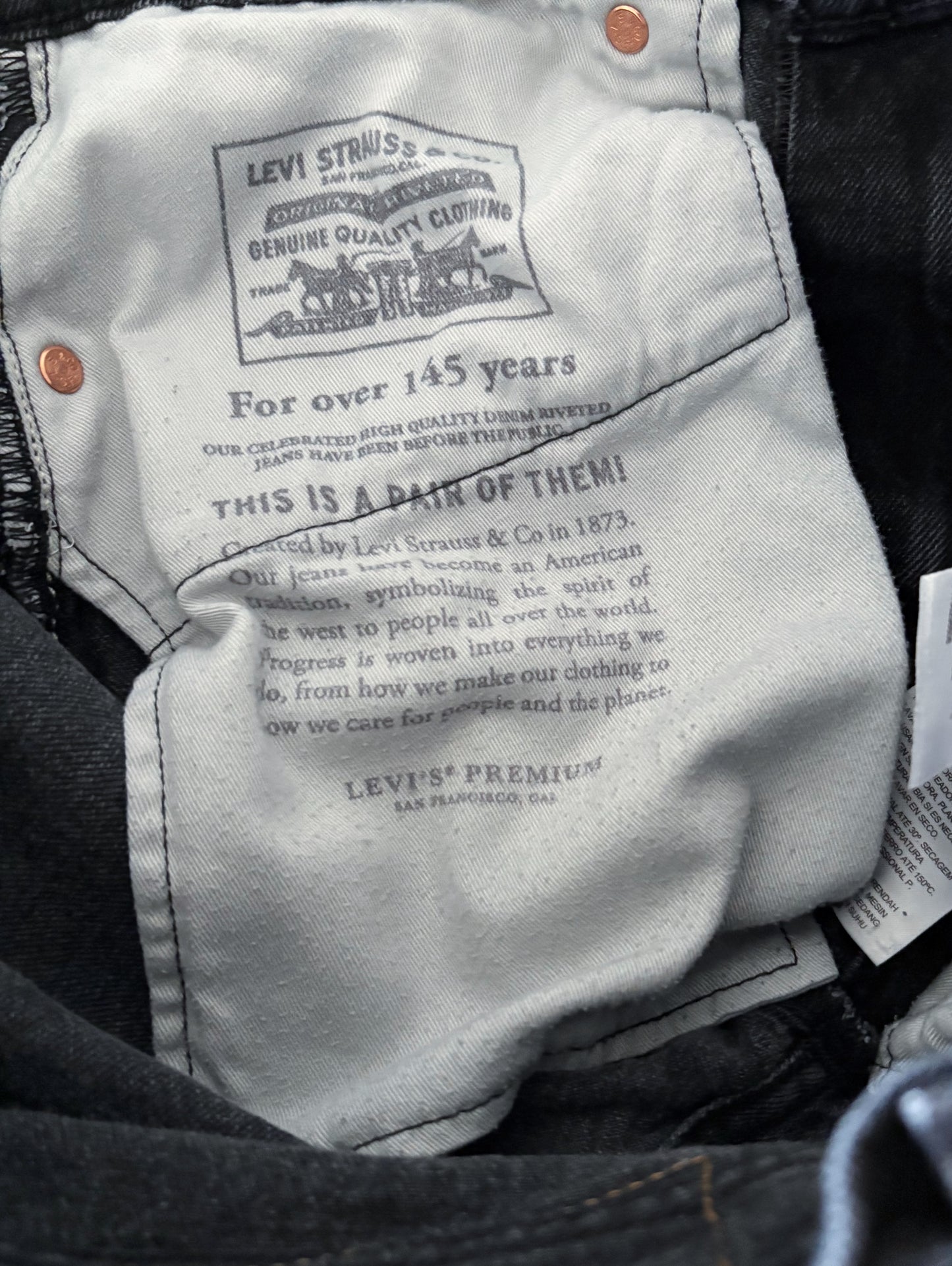 Pantalón Levi’s HI-BALL Vintage Black