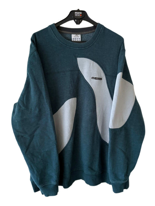 Sudadera Adidas Vintage Greenish Blue