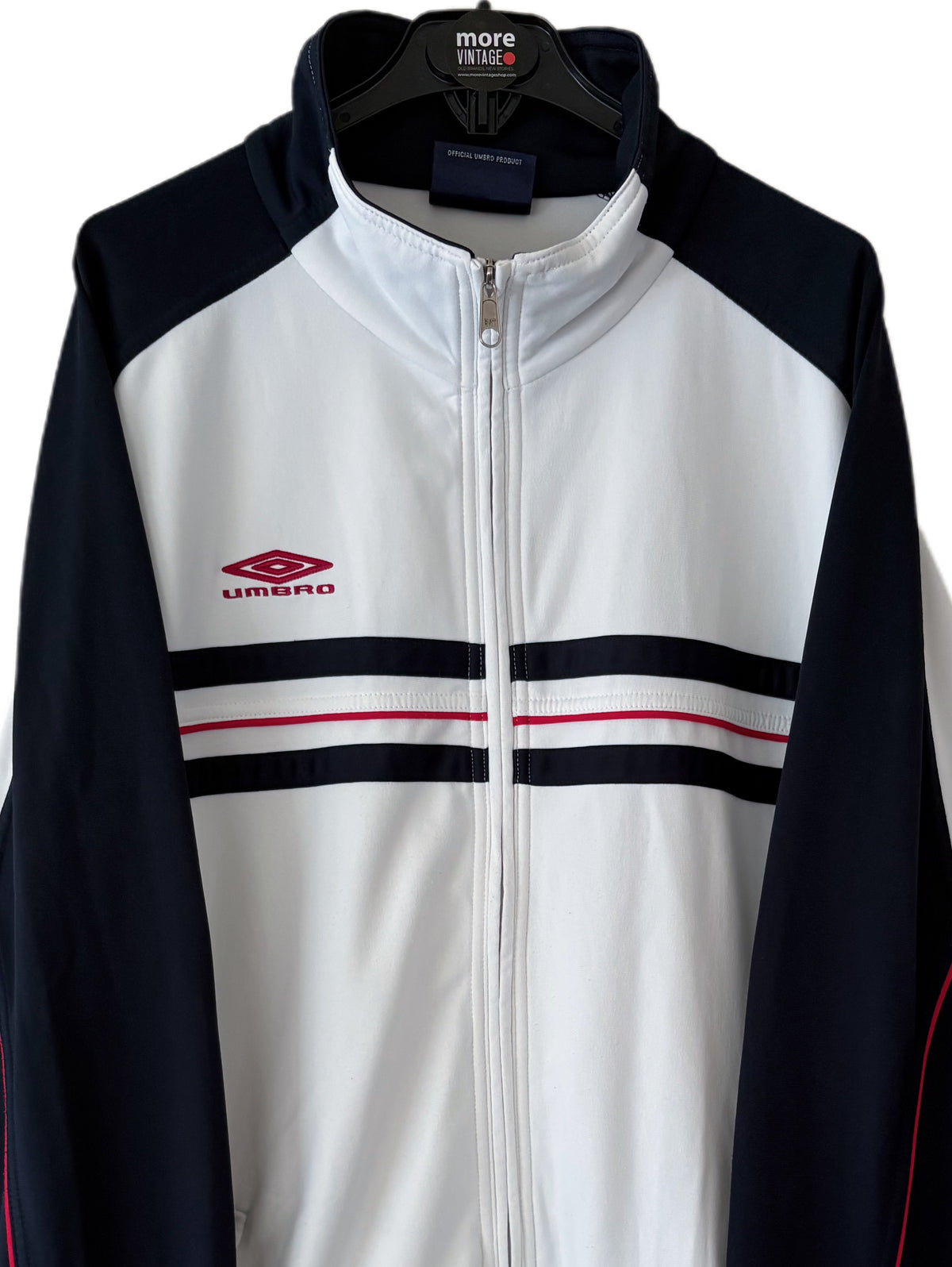 Chaqueta Umbro Retro Sport White/Navy Blue