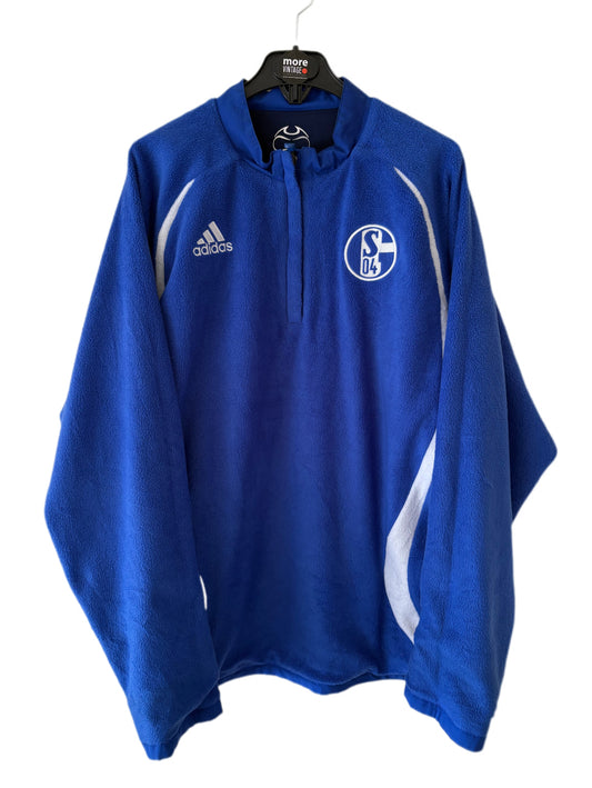 Chaqueta/Polar Adidas Reversible Shalke 04 Retro Blue