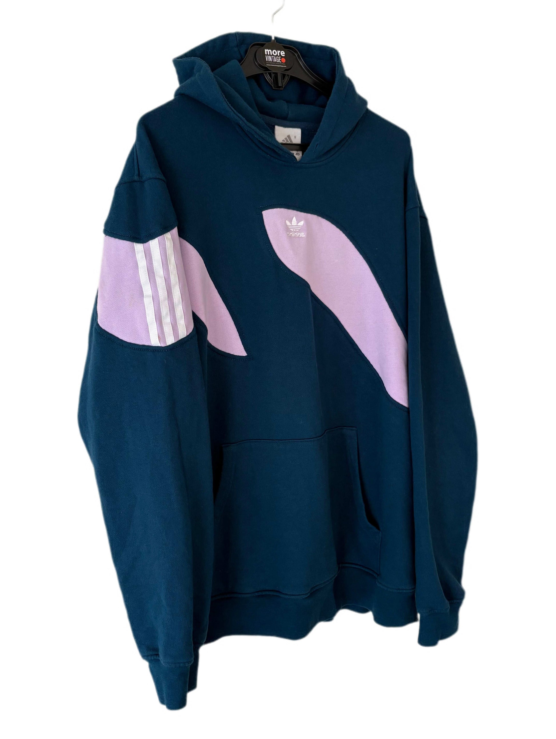 Sudadera Adidas Original Retro Navy Blue/Light Pink