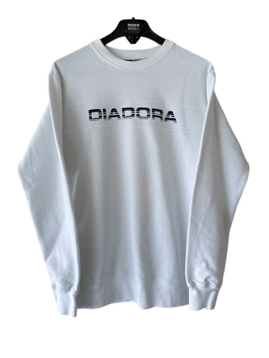 Sudadera Diadora Retro White