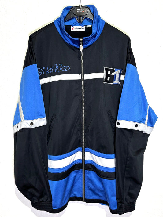 Chaqueta Lotto Retro Black/Blue Large & Short Sleeve