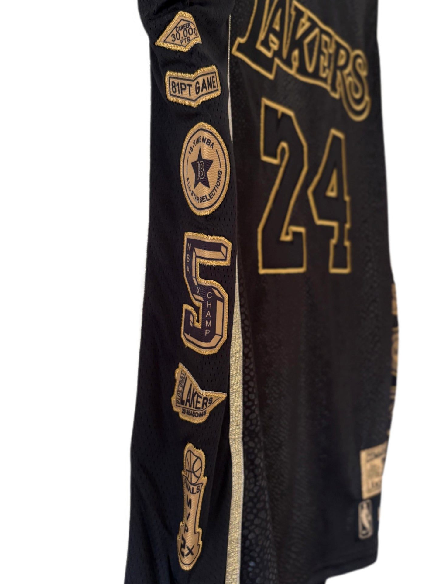 Camiseta NBA Lakers Adidas Commemorative Bryant “24” Black Mamba