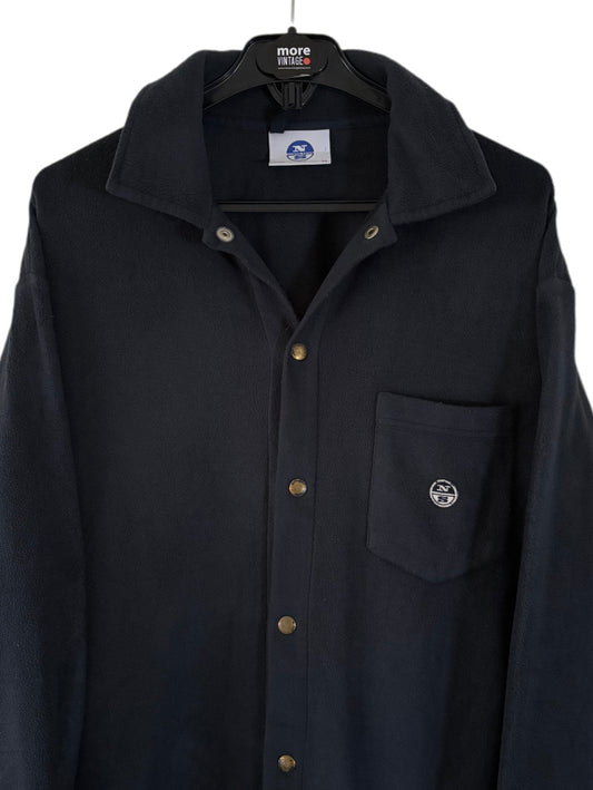Flannel Shirt North Sails Retro Navy Blue