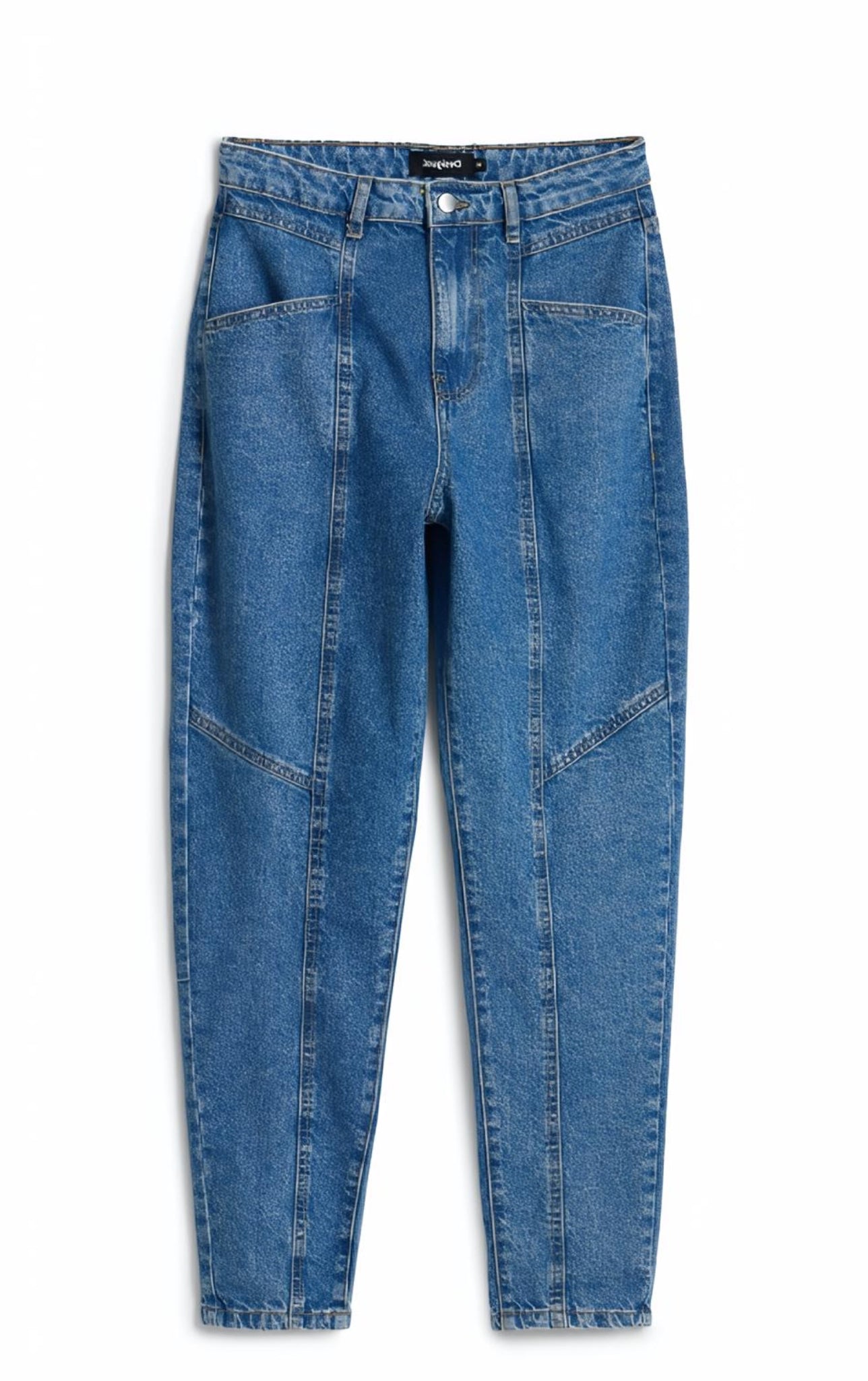 Desigual Denim Women Mom Costuras