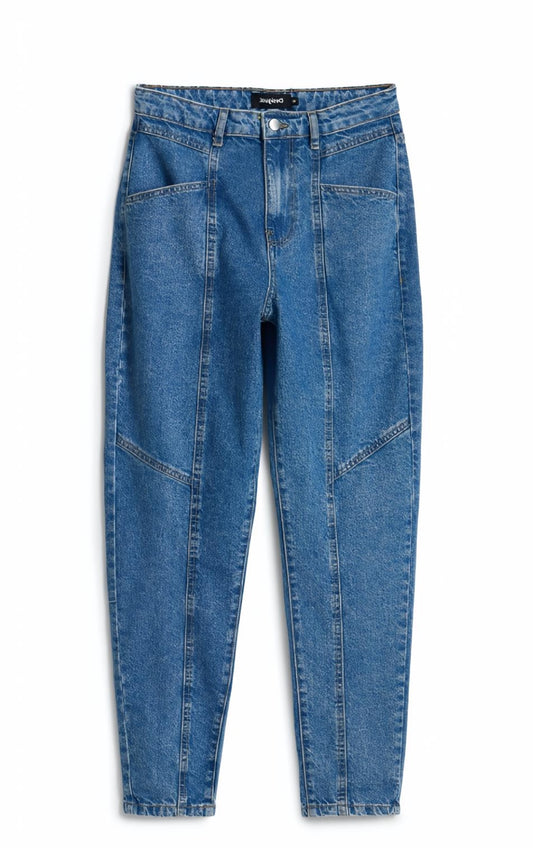 Desigual Denim Women Mom Costuras