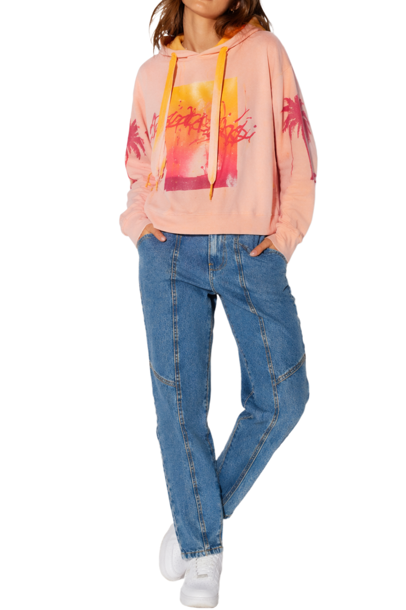 Desigual Denim Women Mom Costuras